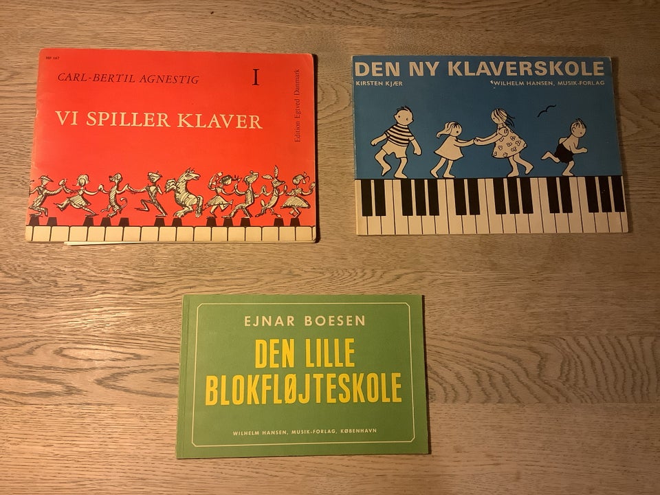 Klaver/blokfløjte, Vi spiller