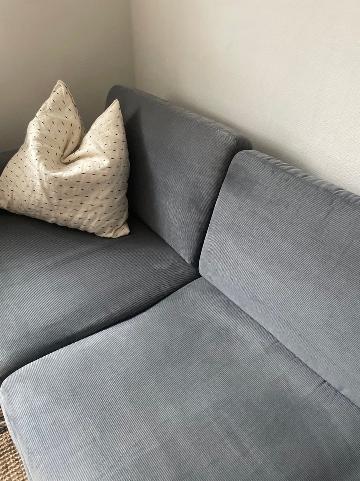 Sofa, velour, 3 pers.