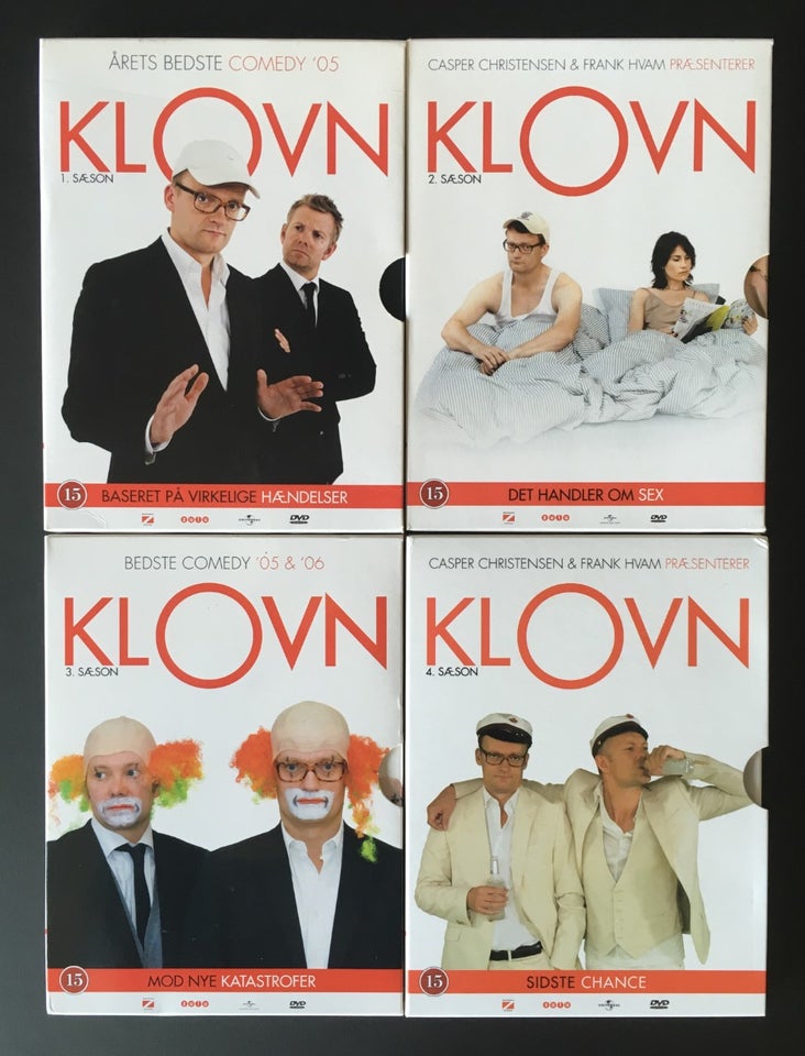 Klovn, DVD, komedie