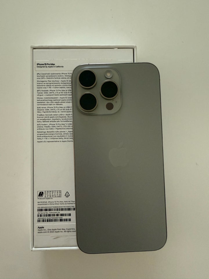 iPhone 15 Pro Max, 512 GB, Perfekt