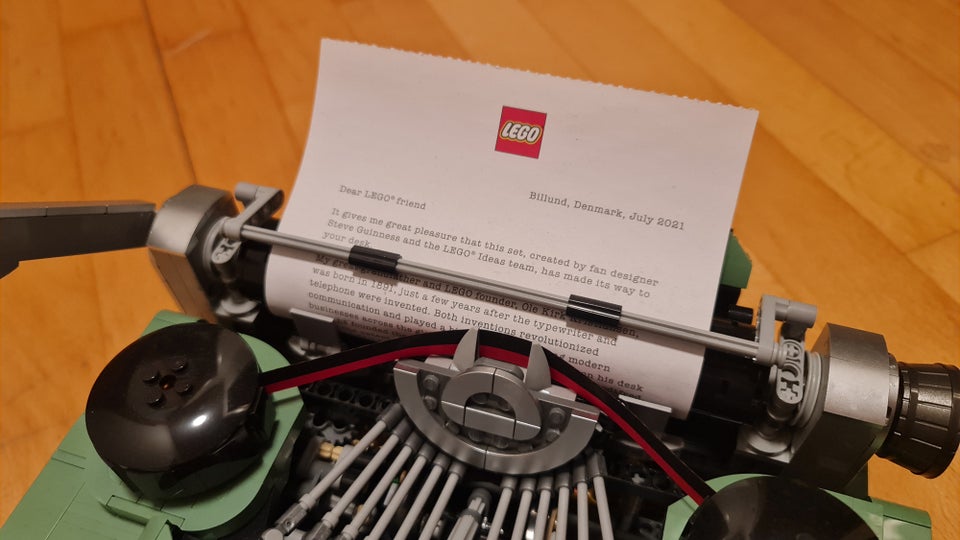 Lego Ideas, 21327 Typewriter