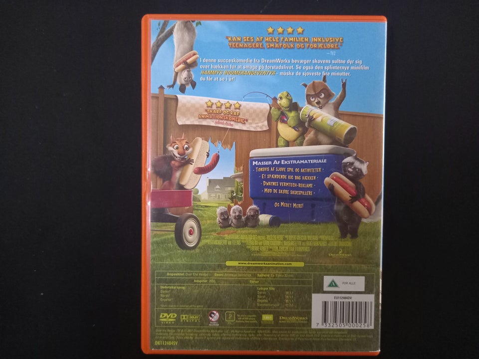 Over Hækken , DVD, animation