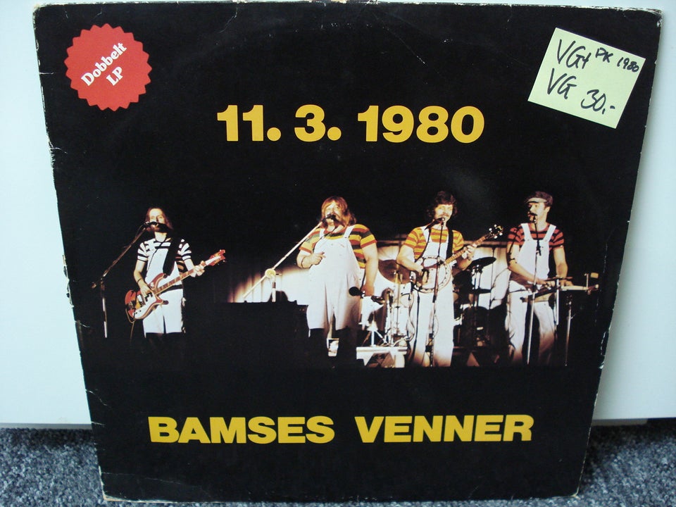 LP, Bamses Venner, 11. 3. 1980