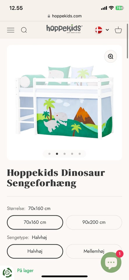 Andet, Hoppekids sengeforhæng, b: