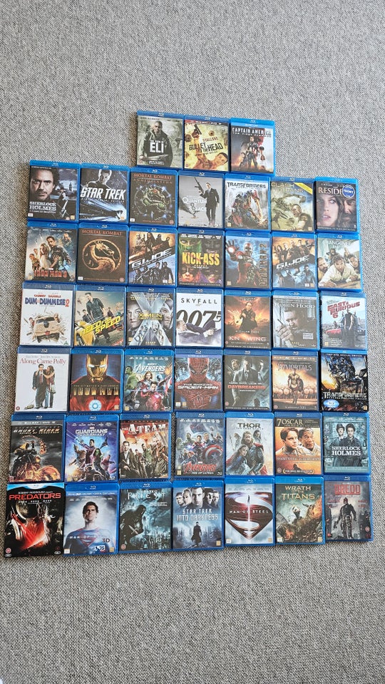 Blu Ray samling sælges, Blu-ray,