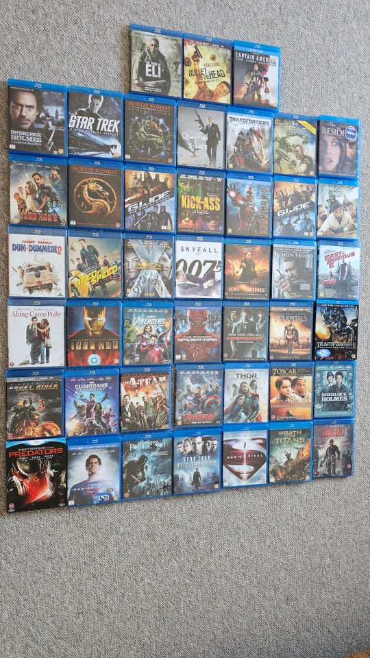 Blu Ray samling sælges, Blu-ray,