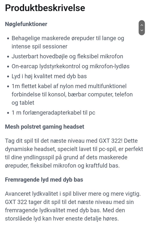 headset hovedtelefoner Andet