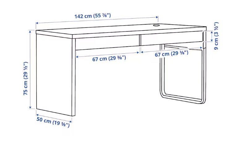 Skrive-/computerbord Ikea