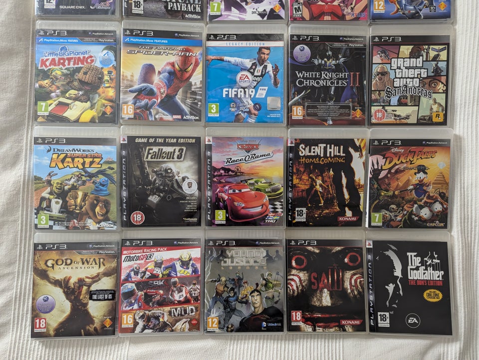 Sony PlayStation 3 Spil fra 100kr,