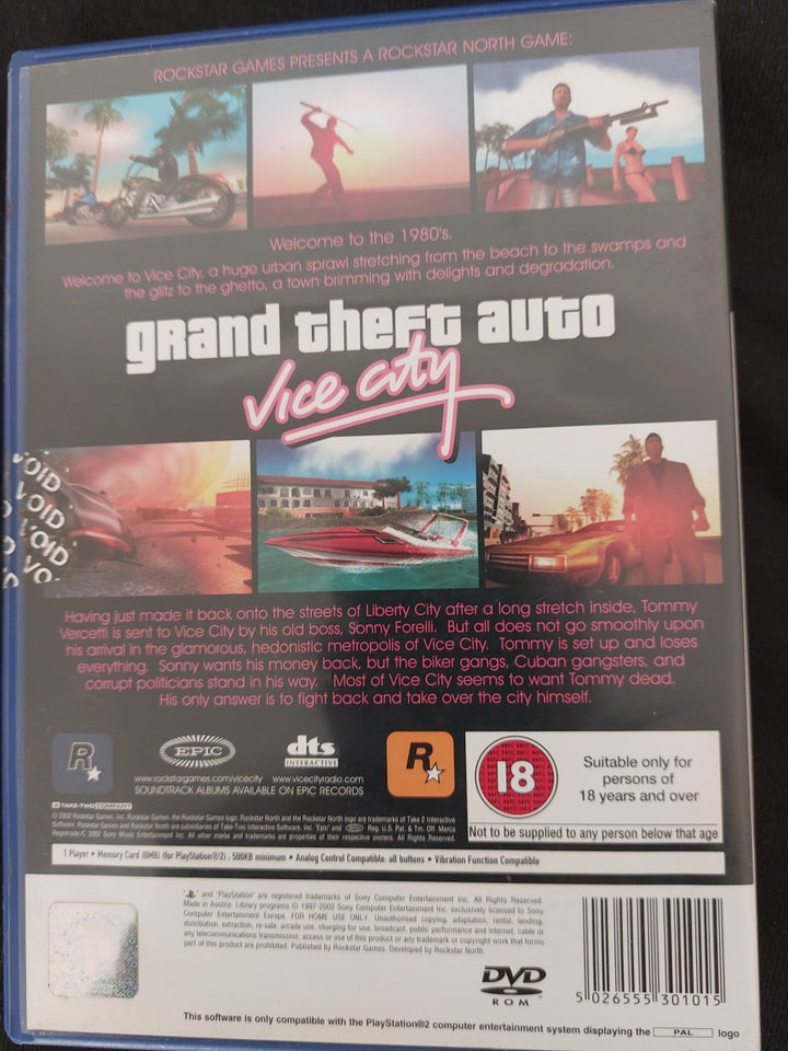 Grand Theft Auto: Vice City PS2