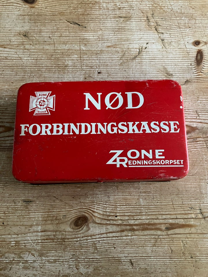 Dåse Nød forbindingskasse