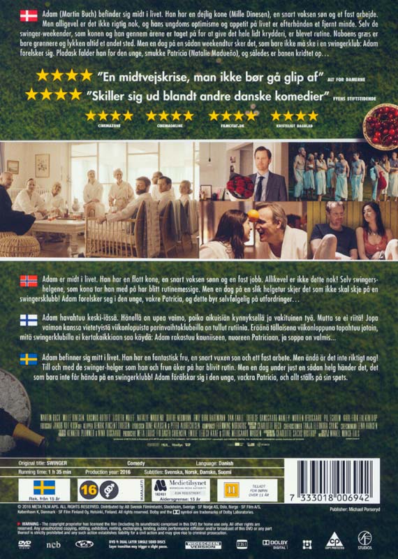 Swinger, DVD, andet