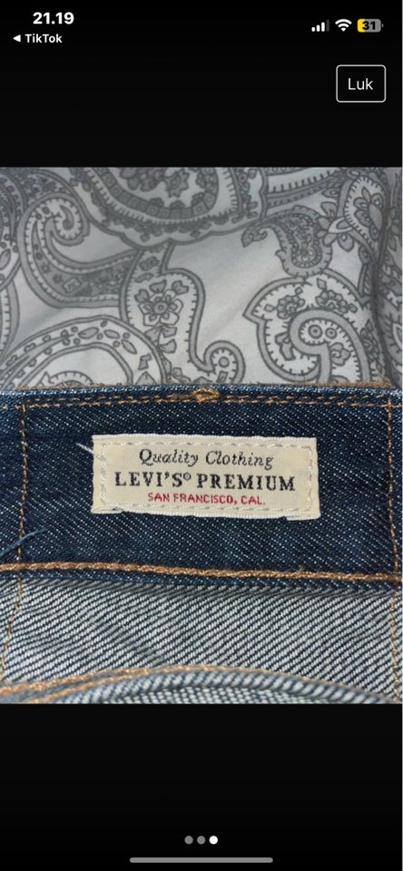 Jeans Levis str 30