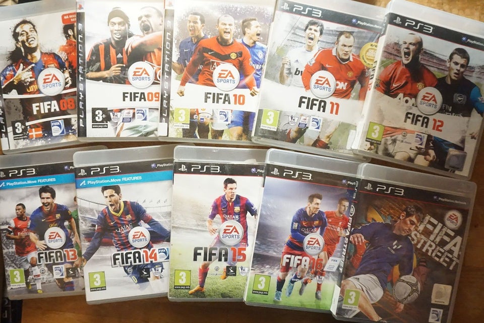 Flere FIFA spil til PS3, PS2