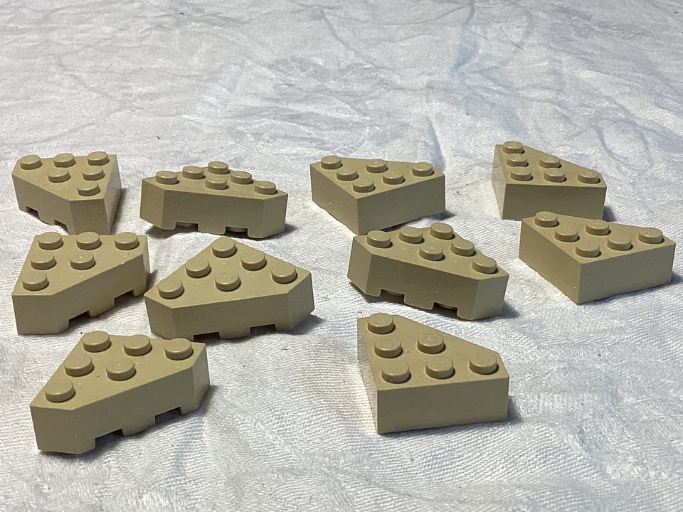 Lego andet, Tan Wedge 3 x 3 Facet