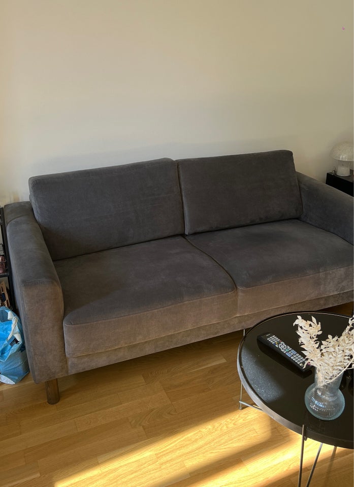 Sofa, velour, 3 pers.