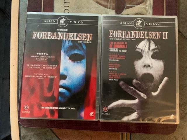 Forbandelsen I + II DVD gyser