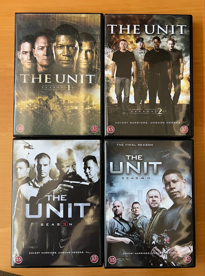 The Unit sæson 1-4, DVD, TV-serier