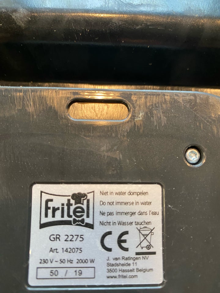 Fritel GR 2275 panini grill Fritel