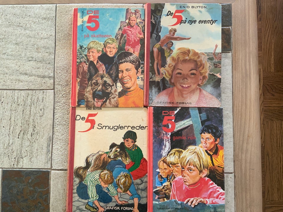 4 DE FEM BØGER, Enid Blyton