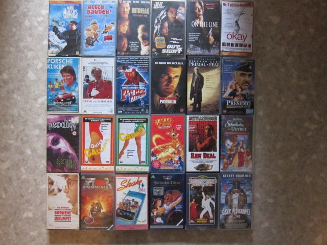 Anden genre VHS film