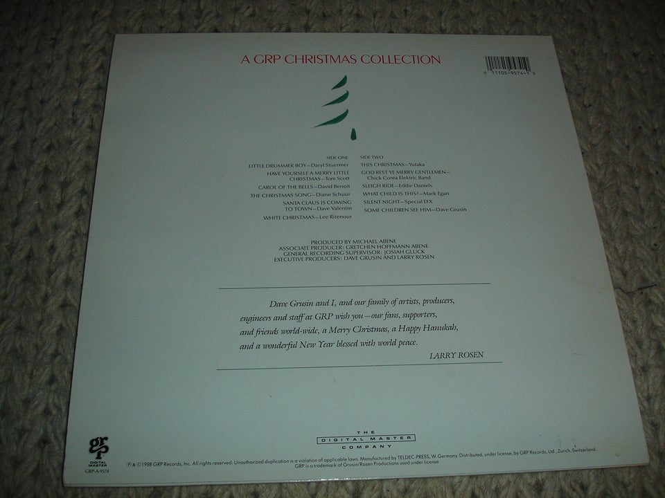 LP, A GRP Christmas Collection, Se