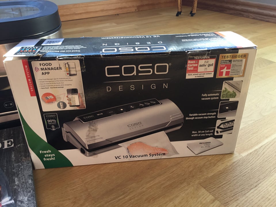 Sous vide maskine og vacuum