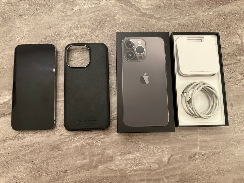 iPhone 13 Pro, 128 GB, sort