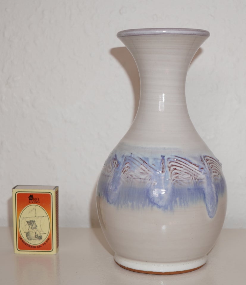 Keramik vase fra 1980'erne danske