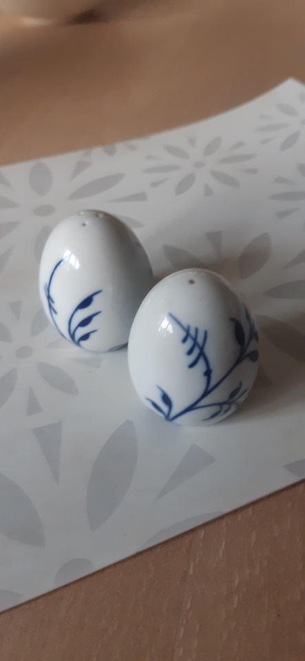 Porcelæn, Salt og peber sæt, Royal