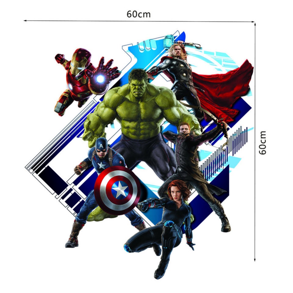 WALLSTICKER motiv: AVANGERS b: