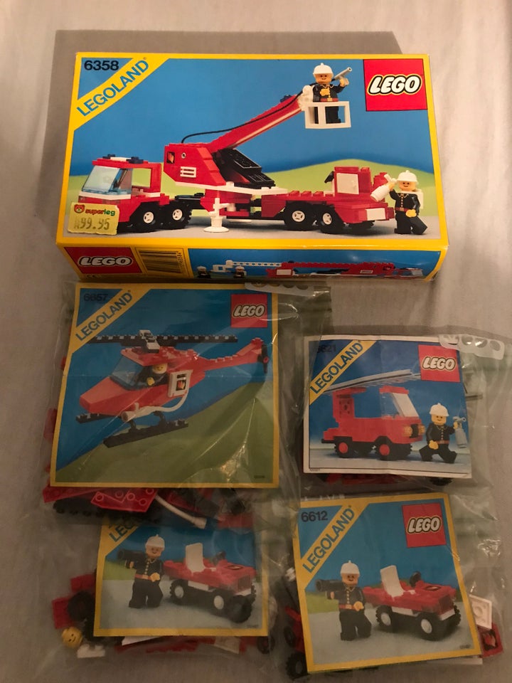 Lego andet 6358 + 6612 + 6621 + 6657