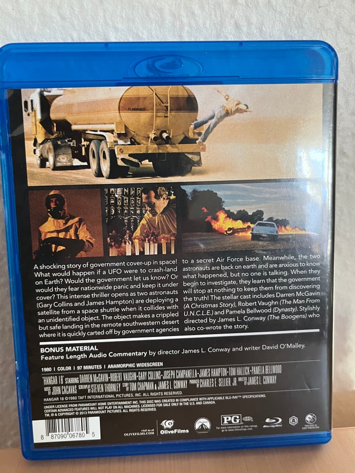 Hangar 18 Blu-Ray sci-fi thriller,