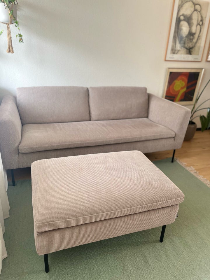 Sofa fløjl anden størrelse