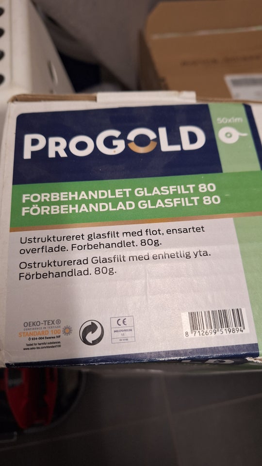 Glasfilt ProgGold 50 m liter