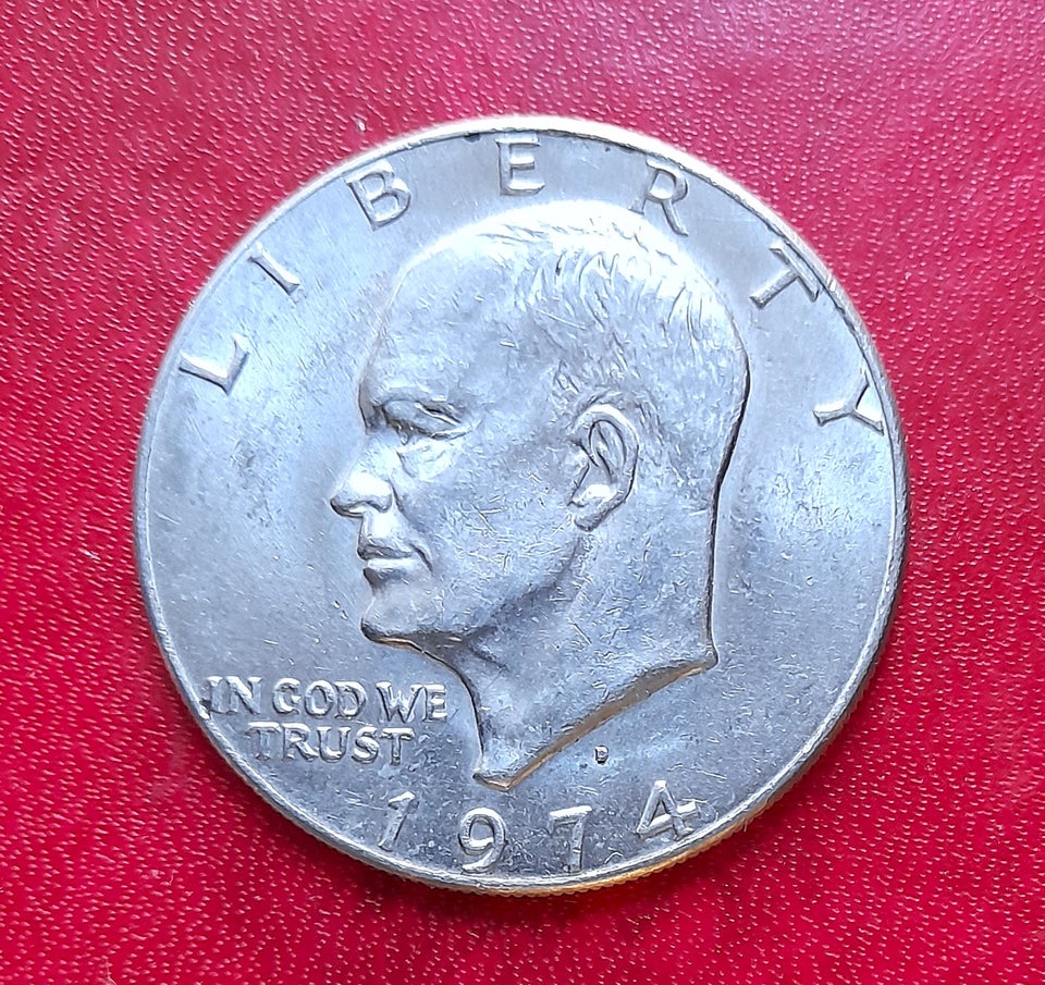 Amerika, mønter, 5 x $1.00USD