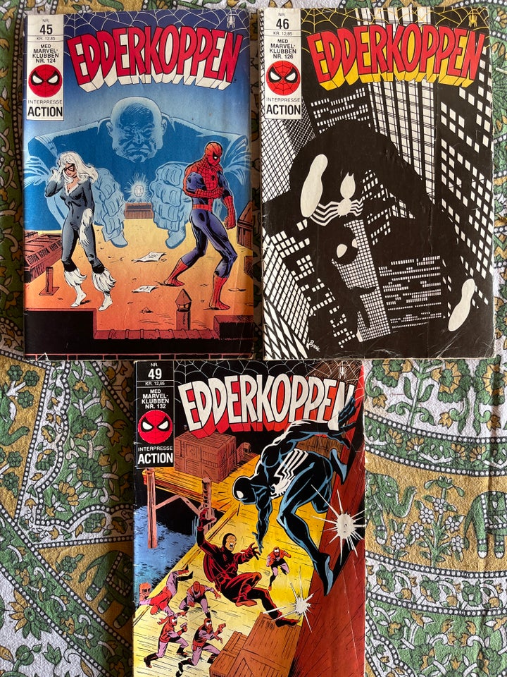 Edderkoppen, Marvel, Tegneserie