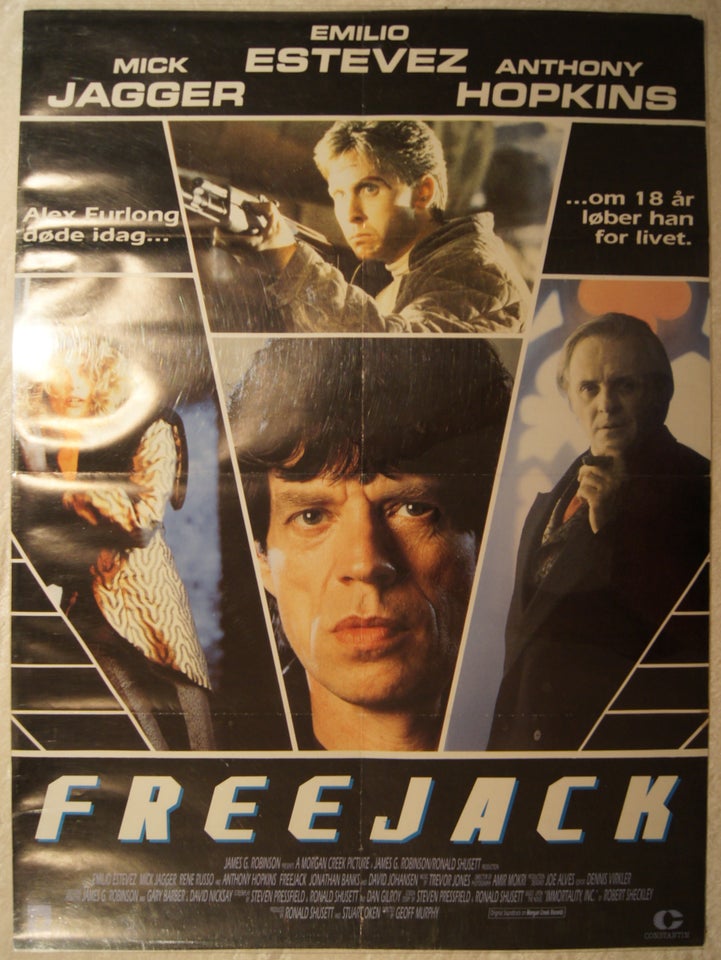 Plakat, motiv: Freejack, b: 63 h: 85