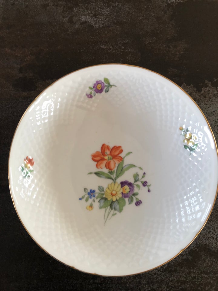 Porcelæn Saksisk blomst Bing og