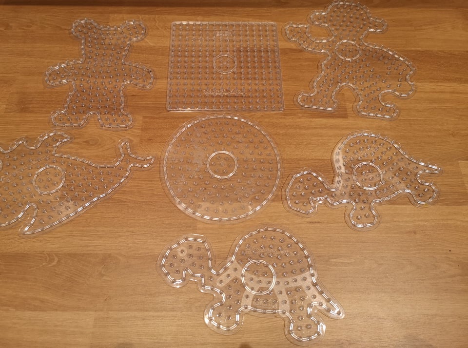 Perler/plader, 7 fine perleplader