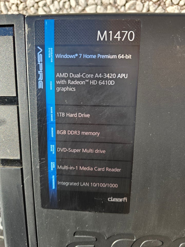 Acer M1470 8 GB ram