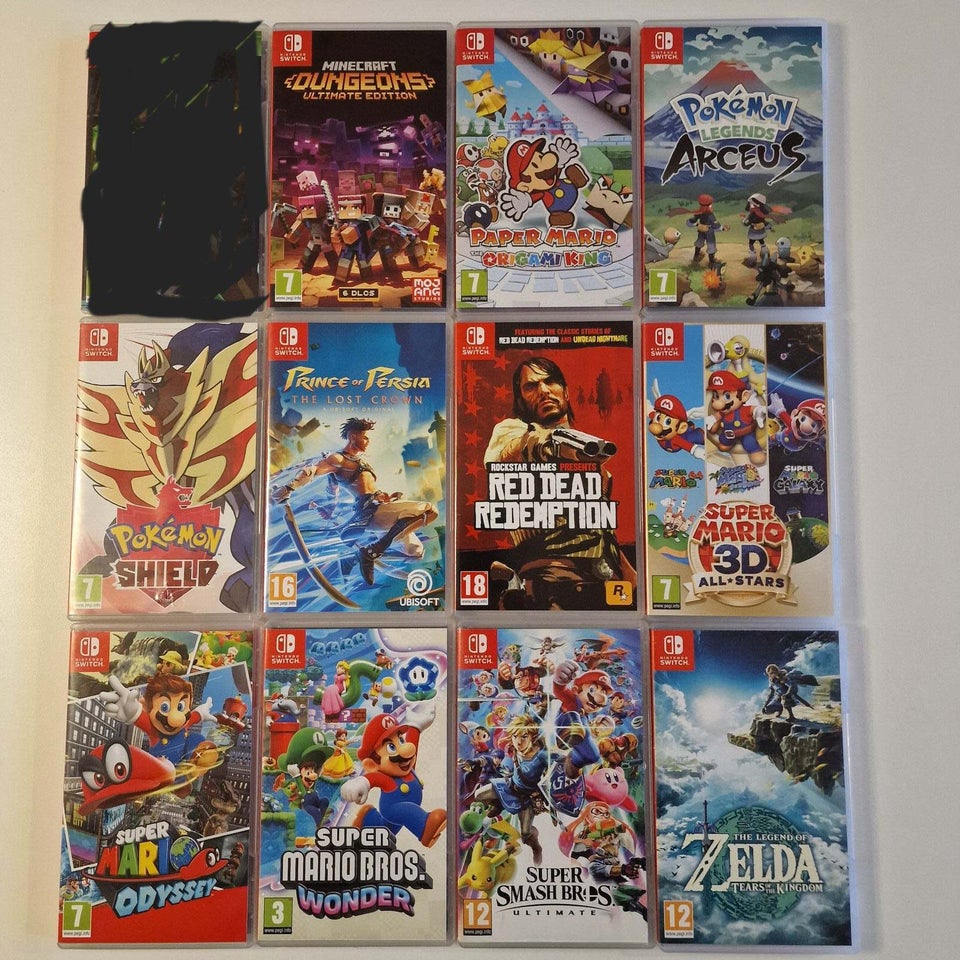 Nintendo Switch Blandet Lot 