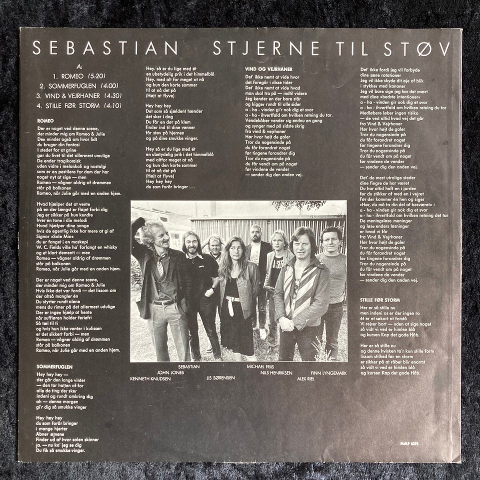 LP, Sebastian, Stjerne Til Støv