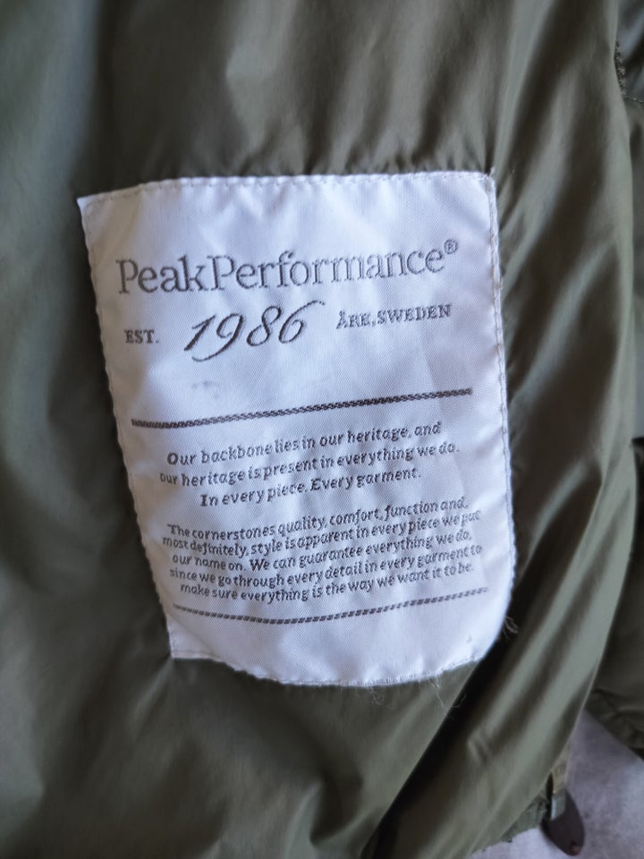 Jakke, str. XL, Peak Performance