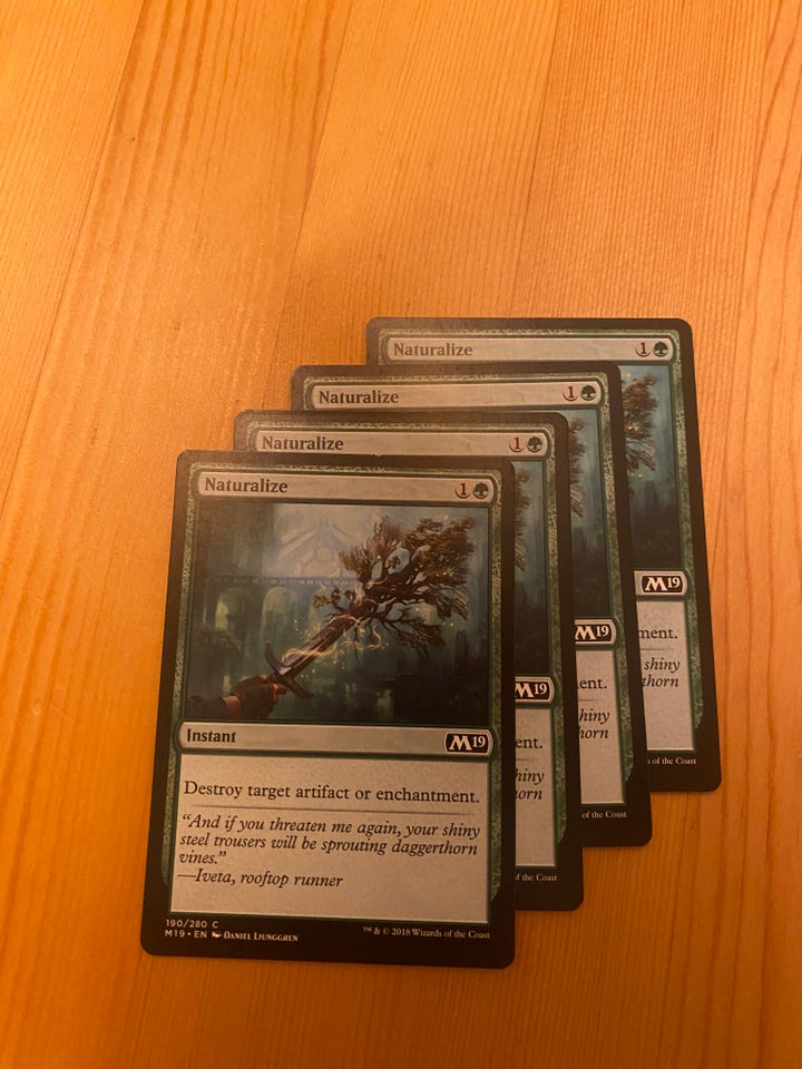 Samlekort, Naturalize Playset MTG