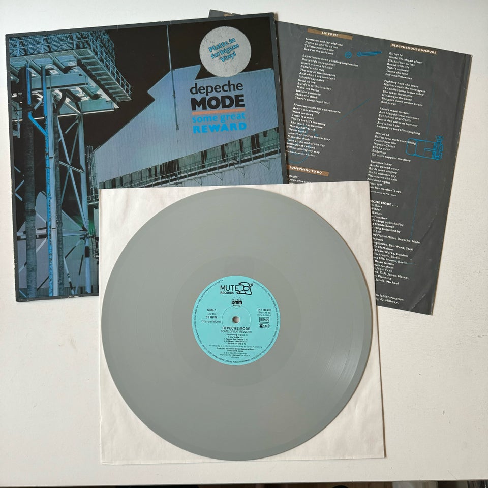 LP, Depeche Mode, ( GRÅ vinyl ) Some