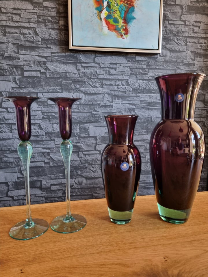 Glas, Vaser og Lysestage,