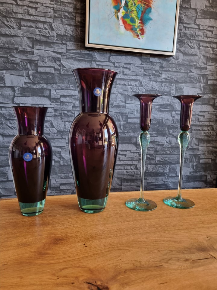 Glas, Vaser og Lysestage,