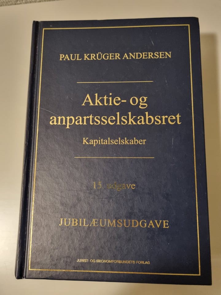 Aktie og anpartsselskabsret,