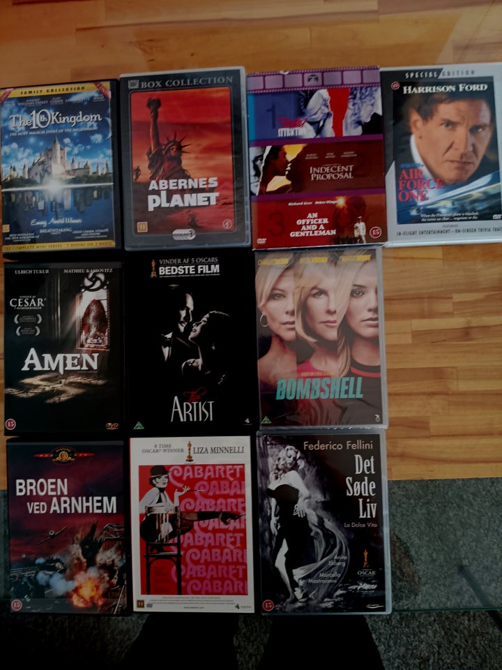 DVD Film 30,- kr. ( 4 for 100,- ), DVD,